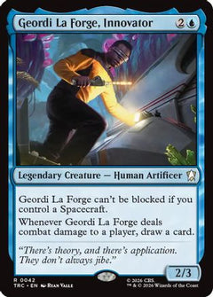 Geordi La Forge, Innovator (Surge Foil) (TRC-042) - Commander: Star Trek Foil-1