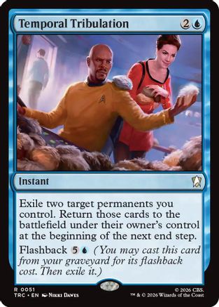 Temporal Tribulation (Surge Foil) (TRC-051) - Commander: Star Trek Foil-1