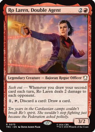 Ro Laren, Double Agent (TRC-075) - Commander: Star Trek-1