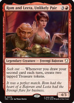 Rom and Leeta, Unlikely Pair (TRC-076) - Commander: Star Trek-1