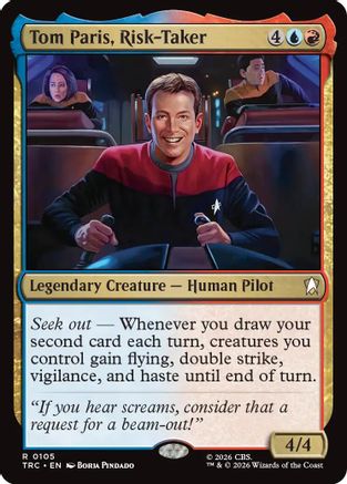 Tom Paris, Risk-Taker (TRC-105) - Commander: Star Trek-1