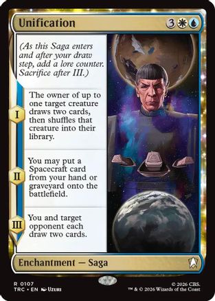 Unification (TRC-107) - Commander: Star Trek-1