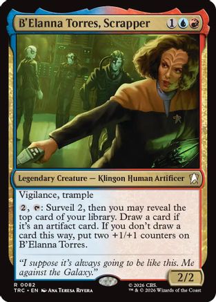 B'Elanna Torres, Scrapper (Surge Foil) (TRC-082) - Commander: Star Trek Foil-1