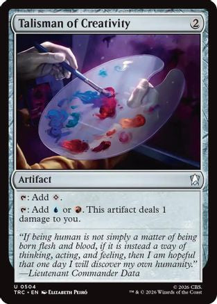 Talisman of Creativity (TRC-504) - Commander: Star Trek-1