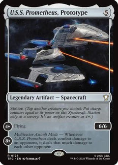 U.S.S. Prometheus, Prototype (Surge Foil) (TRC-128) - Commander: Star Trek Foil-1