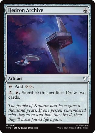 Hedron Archive (Surge Foil) (TRC-492) - Commander: Star Trek Foil-1