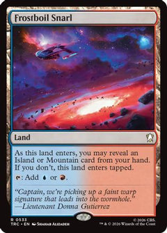Frostboil Snarl (Surge Foil) (TRC-533) - Commander: Star Trek Foil-1