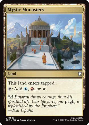 Mystic Monastery (Surge Foil) (TRC-543) - Commander: Star Trek Foil-1