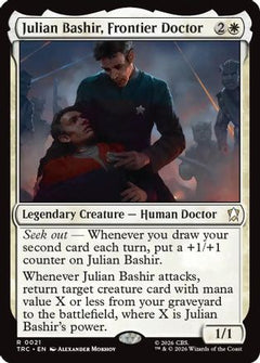Julian Bashir, Frontier Doctor (Surge Foil) (TRC-021) - Commander: Star Trek Foil-1