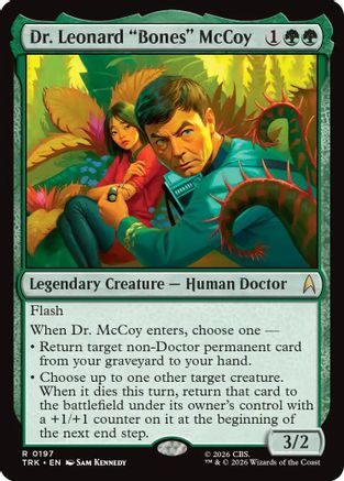 Dr. Leonard "Bones" McCoy (TRK-197) - Star Trek Foil-1