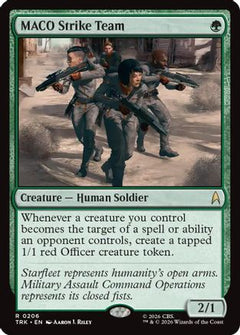 MACO Strike Team (TRK-206) - Star Trek Foil-1
