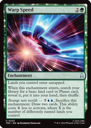 Warp Speed (TRK-223) - Star Trek Foil-1