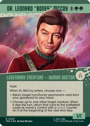 Dr. Leonard "Bones" McCoy (Showcase) (Surge Foil) (TRK-545) - Star Trek Foil