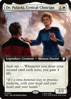 Dr. Pulaski, Cynical Clinician (Extended Art) (TRC-217) - Commander: Star Trek-1