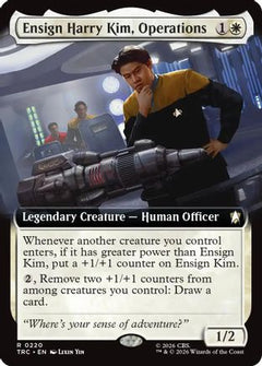 Ensign Harry Kim, Operations (Extended Art) (TRC-220) - Commander: Star Trek-1