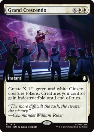 Grand Crescendo (Extended Art) (TRC-222) - Commander: Star Trek-1