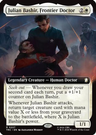 Julian Bashir, Frontier Doctor (Extended Art) (TRC-227) - Commander: Star Trek-1