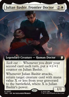 Julian Bashir, Frontier Doctor (Extended Art) (TRC-227) - Commander: Star Trek-1
