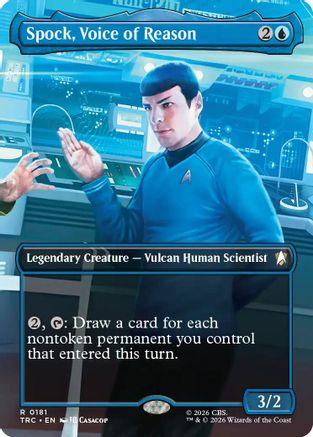Spock, Voice of Reason (Borderless) (TRC-181) - Commander: Star Trek-1