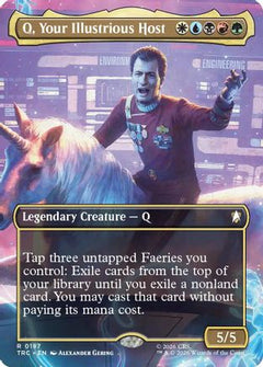 Q, Your Illustrious Host (Borderless) (TRC-187) - Commander: Star Trek-1