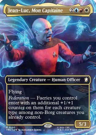 Jean-Luc, Mon Capitaine (Borderless) (TRC-190) - Commander: Star Trek-1