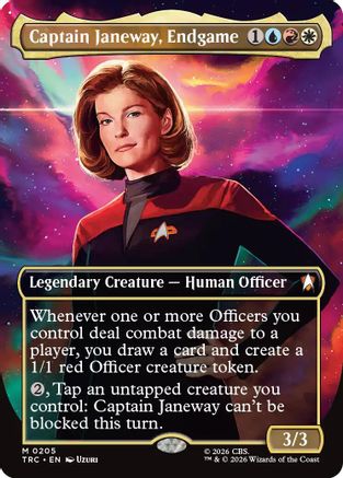 Captain Janeway, Endgame (Borderless) (TRC-205) - Commander: Star Trek Foil-1