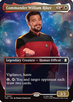 Commander William Riker (Borderless) (TRC-207) - Commander: Star Trek-1