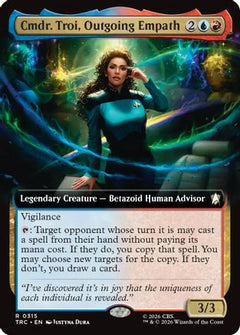 Cmdr. Troi, Outgoing Empath (Extended Art) (TRC-315) - Commander: Star Trek-1