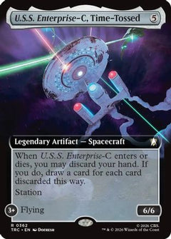 U.S.S. Enterprise-C, Time-Tossed (Extended Art) (TRC-362) - Commander: Star Trek-1