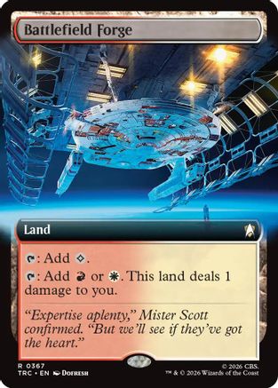 Battlefield Forge (Extended Art) (TRC-367) - Commander: Star Trek-1
