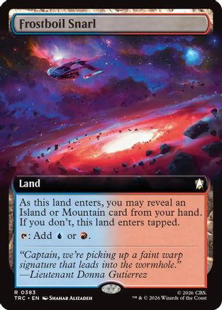 Frostboil Snarl (Extended Art) (TRC-383) - Commander: Star Trek-1