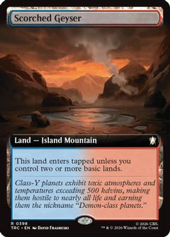 Scorched Geyser (Extended Art) (TRC-398) - Commander: Star Trek-1