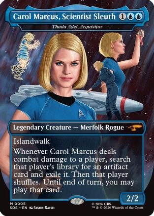 Carol Marcus, Scientist Sleuth - Thada Adel, Acquisitor (Borderless) (SDS-005) - Star Trek: Stardates-1