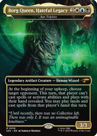 Borg Queen, Hateful Legacy - Sen Triplets (Borderless) (SDS-016) - Star Trek: Stardates-1