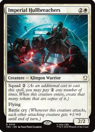 Imperial Hullbreachers (Surge Foil) (TRC-018) - Commander: Star Trek Foil-1