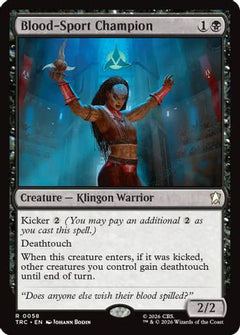 Blood-Sport Champion (TRC-058) - Commander: Star Trek-1