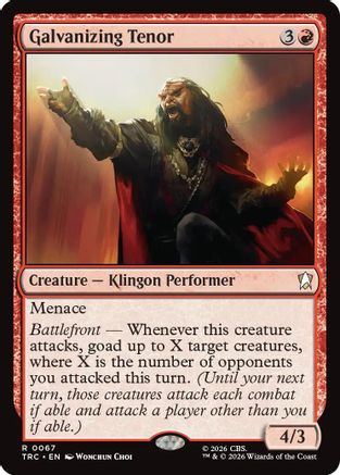 Galvanizing Tenor (TRC-067) - Commander: Star Trek-1