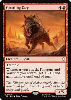 Gnarling Targ (TRC-069) - Commander: Star Trek-1