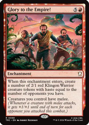 Glory to the Empire! (Surge Foil) (TRC-068) - Commander: Star Trek Foil-1
