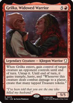 Grilka, Widowed Warrior (Surge Foil) (TRC-070) - Commander: Star Trek Foil-1