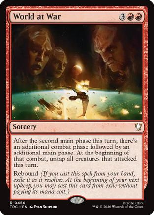 World at War (Surge Foil) (TRC-456) - Commander: Star Trek Foil-1