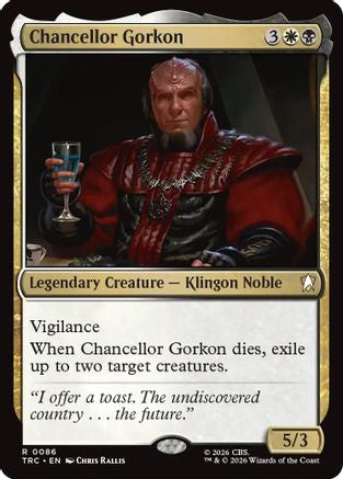 Chancellor Gorkon (TRC-086) - Commander: Star Trek-1