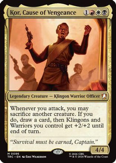 Kor, Cause of Vengeance (TRC-096) - Commander: Star Trek-1