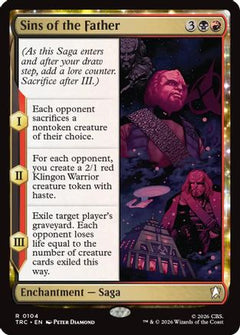 Sins of the Father (Surge Foil) (TRC-104) - Commander: Star Trek Foil-1