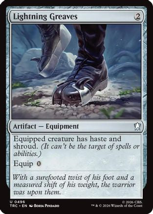 Lightning Greaves (Surge Foil) (TRC-496) - Commander: Star Trek Foil-1