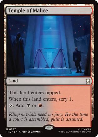 Temple of Malice (TRC-567) - Commander: Star Trek-1