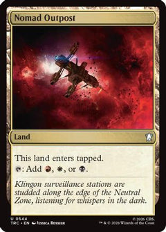 Nomad Outpost (Surge Foil) (TRC-544) - Commander: Star Trek Foil-1