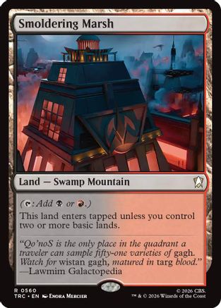 Smoldering Marsh (Surge Foil) (TRC-560) - Commander: Star Trek Foil-1