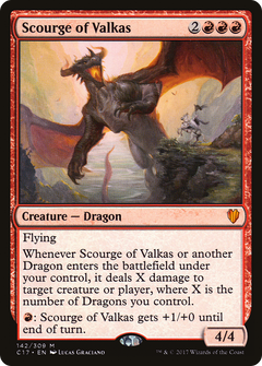 Scourge of Valkas [Commander 2017]-1