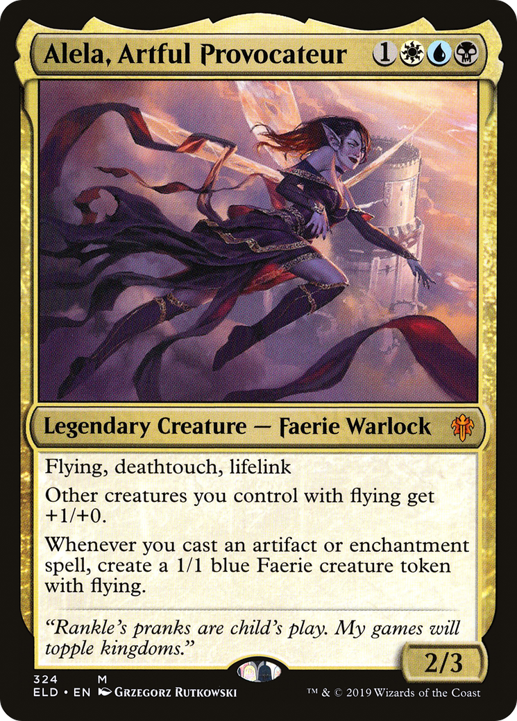 Alela, Artful Provocateur [Throne of Eldraine]-1